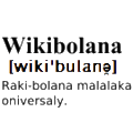 Logo of Wiktionary (mg)