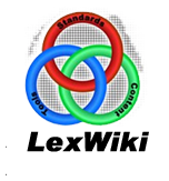 Logo of LexWiki