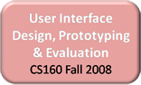 Logo of CS 160 Fall 2008