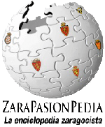 Logo of Real Zaragoza. Zarapasionpedia