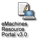 Logo of EMachines Resource Portal v3.0
