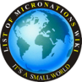 Logo of Lomwiki, the micronation encyclopaedia