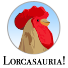 Logo of Lorcasauria!