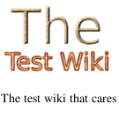 Logo of The Test Wiki