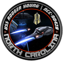 Logo of USS Rodger Young