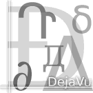 Logo of DejaVu Fonts