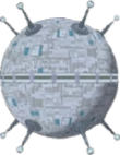 Logo of The Infosphere, the Futurama Wiki