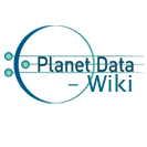 Logo of PlanetData - WIKI