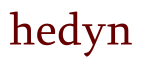 Logo of Hedyn