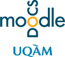 Logo of Moodle Docs UQAM