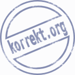 Logo of Korrekt.org