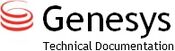 Logo of Genesys Documentation