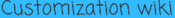 Logo of CustomizationCSS Wiki
