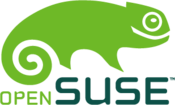 Logo of OpenSUSE (hu)